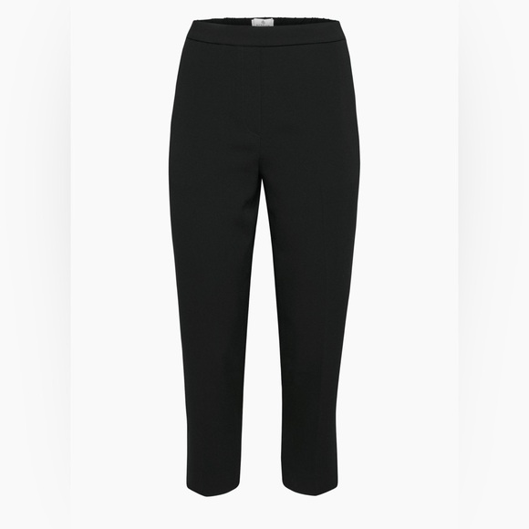 ARITZIA BABATON Conan ankle pants, mid rise trousers, dress pants black, size 0 - Picture 13 of 16